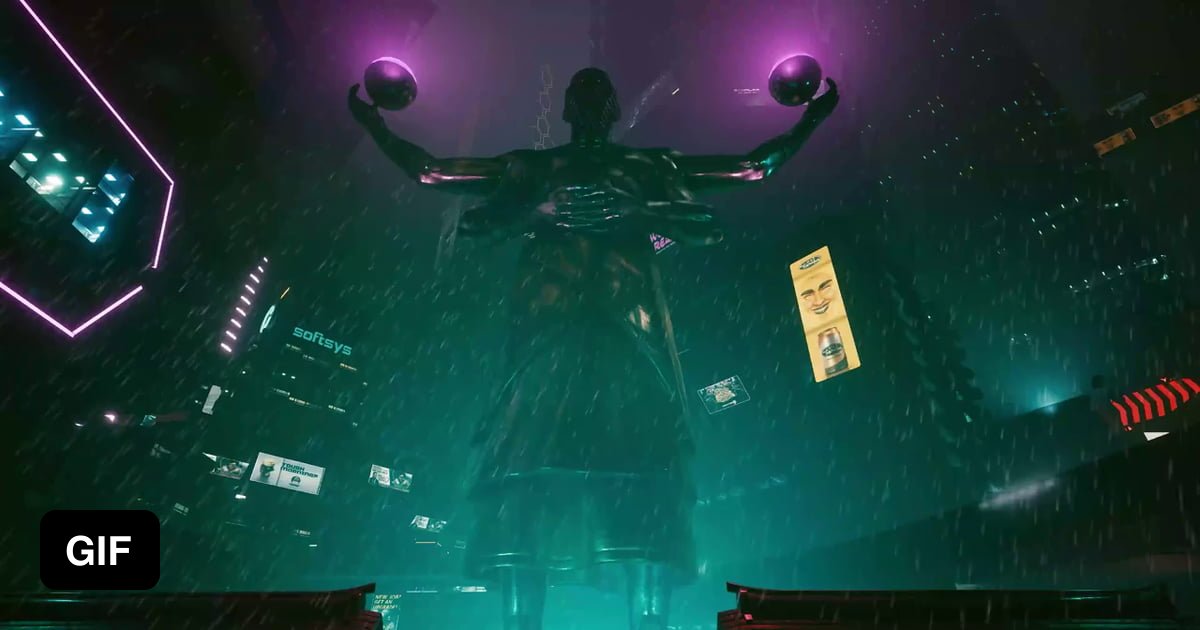 A nice little Wallpaper Engine GIF, love the rain! - 9GAG