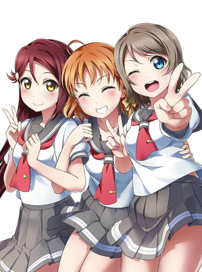 Daily Love Live Sunshine #707 Chika sandwich - 9GAG has the best funny pics...