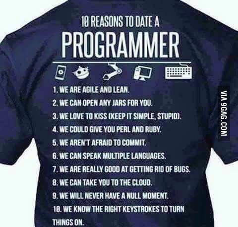 To date a programmer - 9GAG