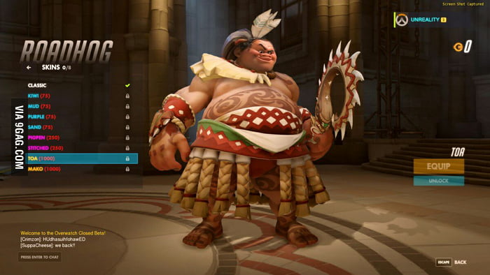 Roadhog Unmasked 9gag 0355