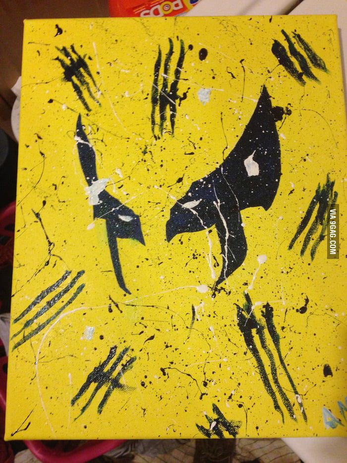 This is my FIRST time painting! Let me know your thoughts! :) - 9GAG