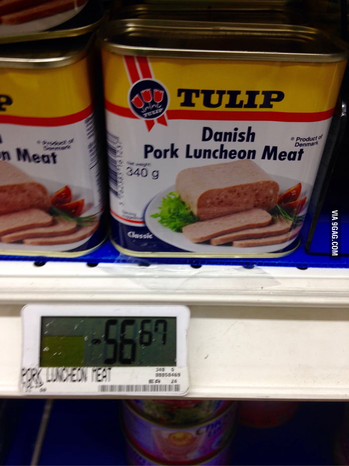 Cheapest Luncheon Meat in the world! 9GAG