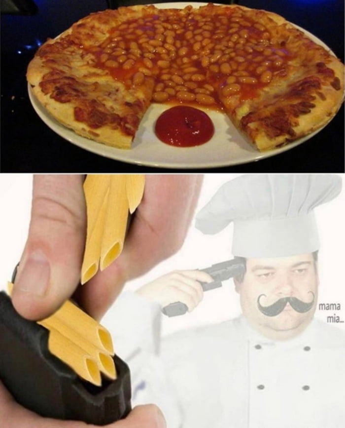 The easiest way to provoke an italian, pasta la vista - 9GAG