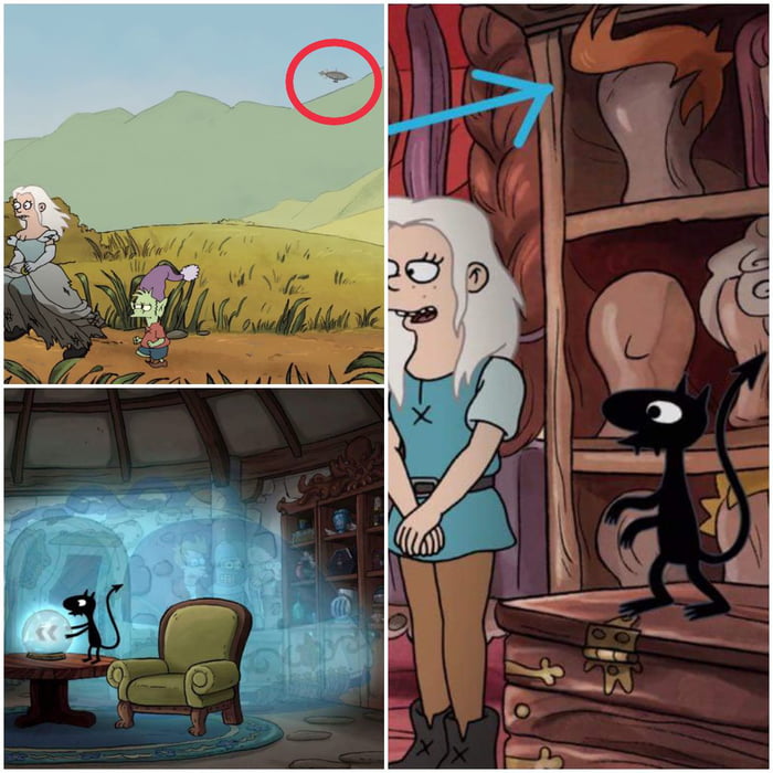 3,101 points * 99 comments - Futurama easter eggs in Disenchantment - 9GAG ...