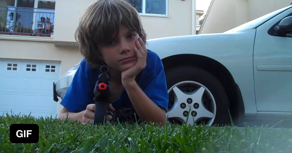 Kid Breaks Friends Camera With Airsoft Gun 9GAG