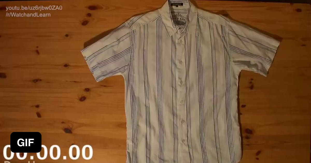 how-to-fold-a-shirt-in-under-2-seconds-9gag