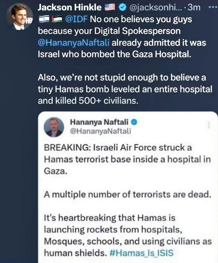 Israel already admitted the bombing but some brainless 9gagers got more ...