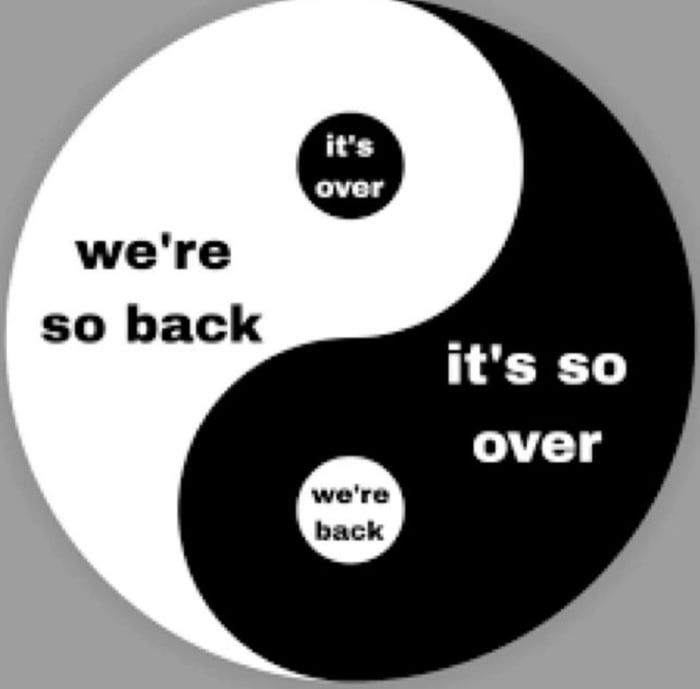 Both sides have important roles and the pendulum swings the other way