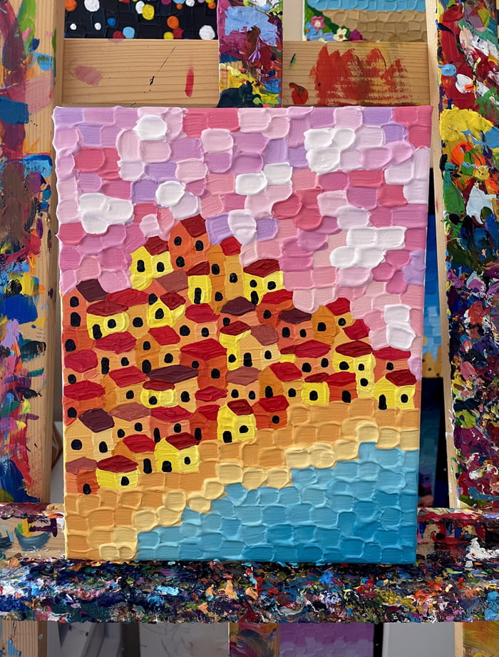 Satisfying little painting - 9GAG
