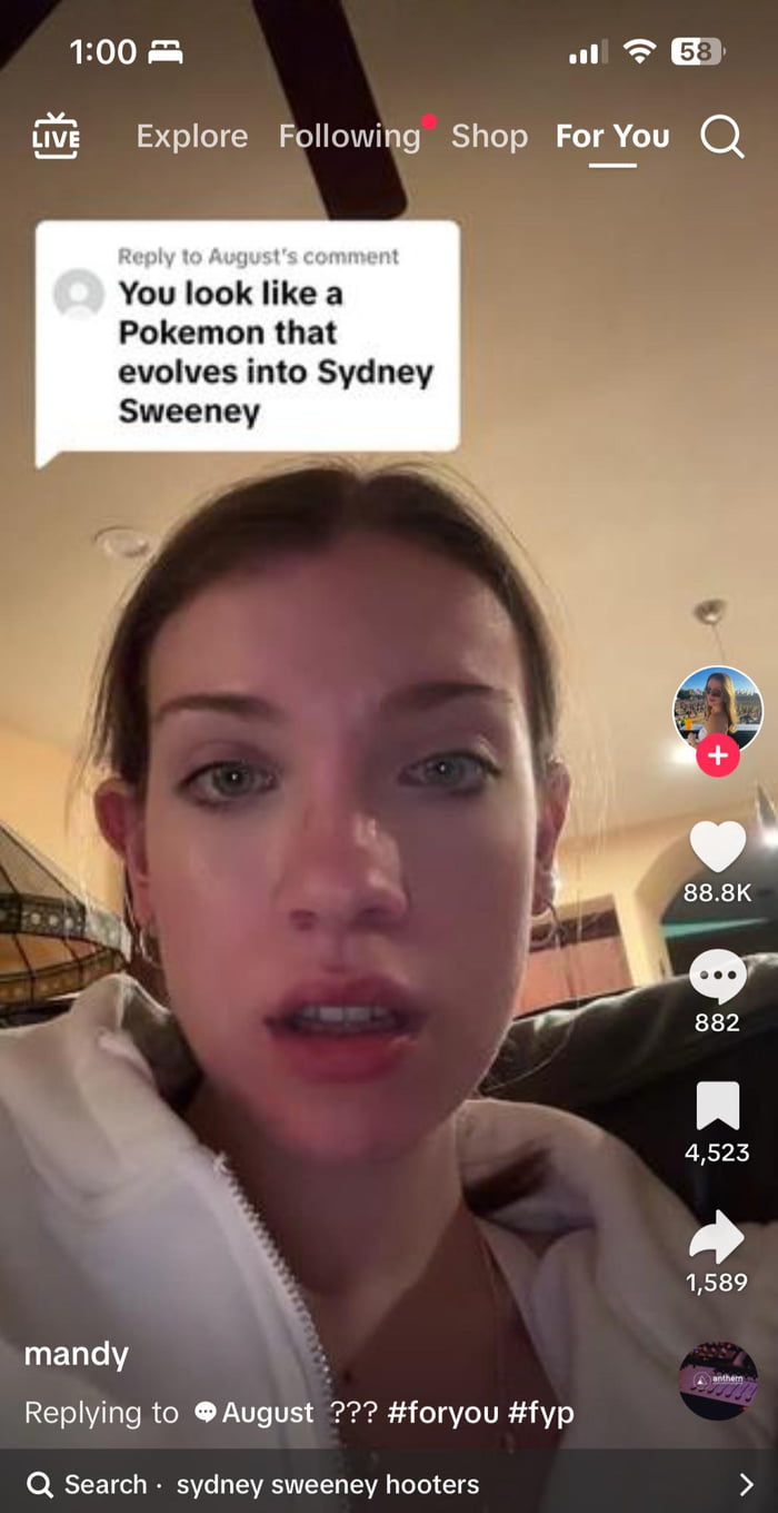 It’s impressive that they found a way to say looking like Sydney ...