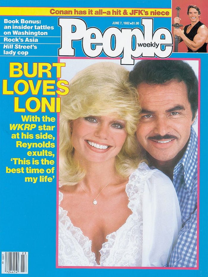 1982 Burt Reynolds Loni Anderson 9GAG