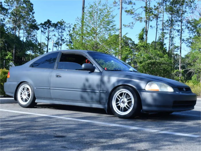 Honda Civic Ek Coupe With Enkei RPF1's 9GAG