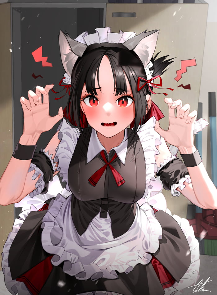 Maid Cat girl Kaguya (Chanism_12) 9GAG