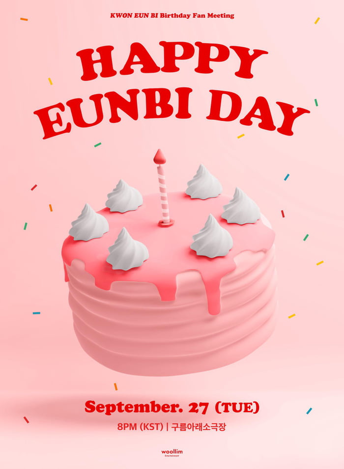220917 Kwon Eunbi Official Twitter - Kwon Eunbi Birthday Fanmeeting - 9GAG