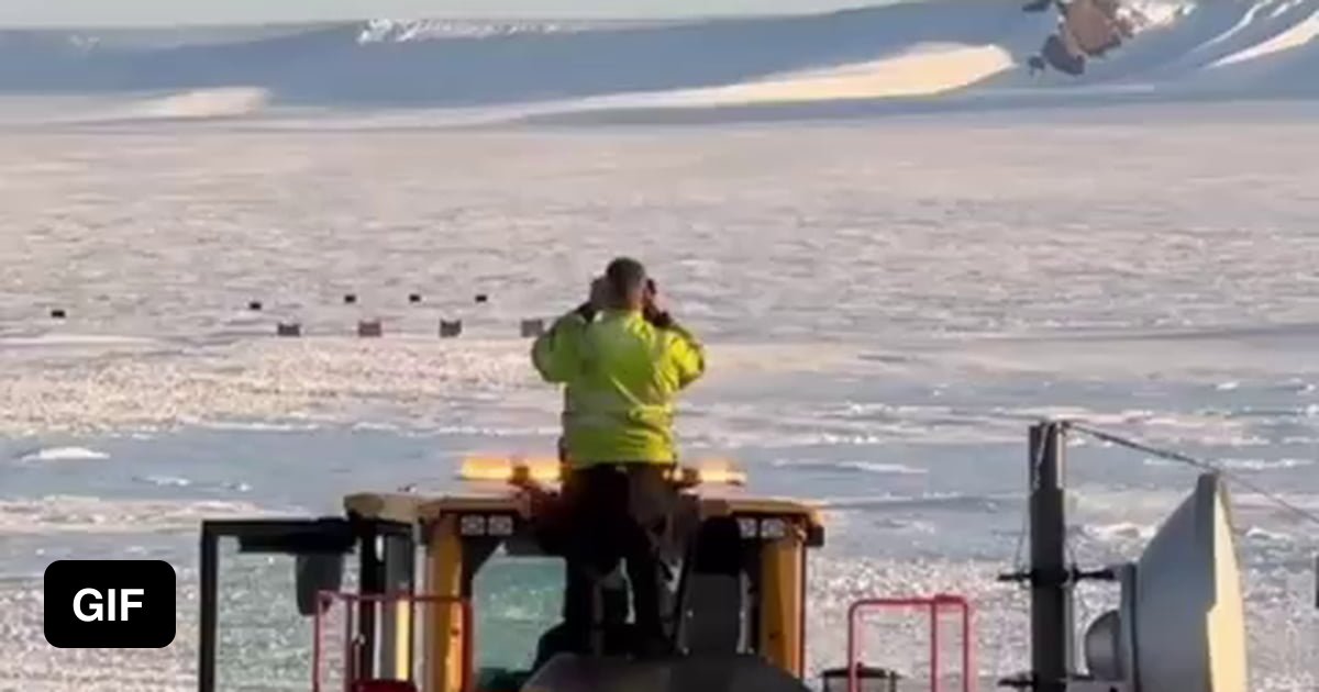 Boeing 787 makes its first ever landing in Antarctica. - 9GAG