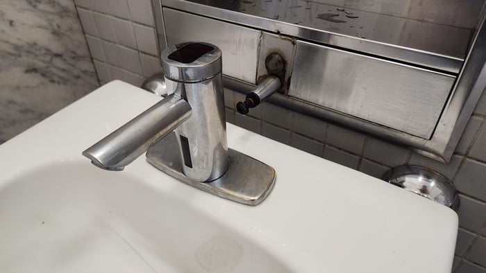 This Faucet Soap Dispenser Is In An Architecture Design Museum 9GAG   Armz0OB 700b 