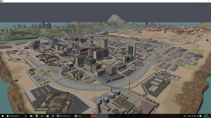 Fã recria mapa de GTA em 3D