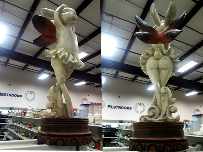 This Thicc Bunny Ballerina Statue Gag