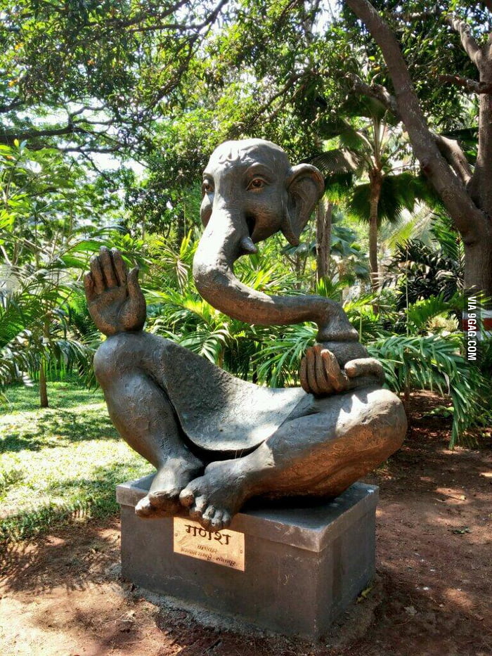 Hindu Sculpture of Ganesha - 9GAG