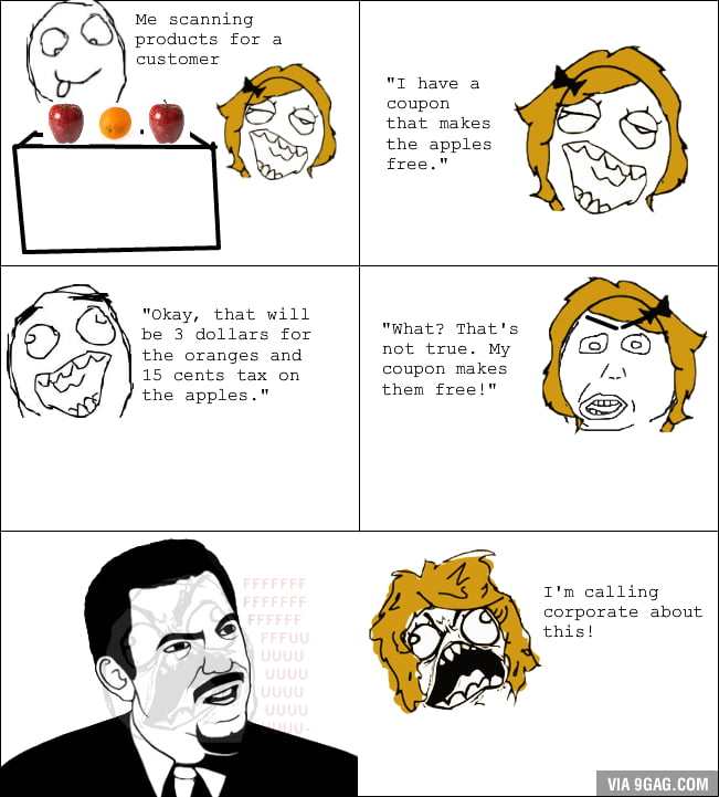 Retail Rage - 9GAG