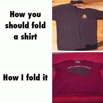 quick fold shirt