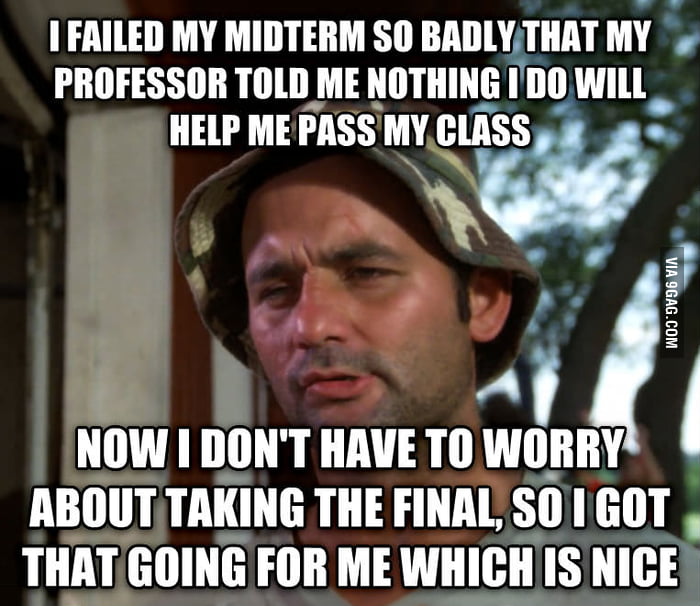 As A Senior In College I Realized That It S All About Perspective 9gag