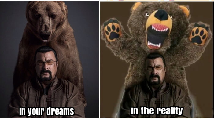 Steven seagal 🧸 - 9GAG