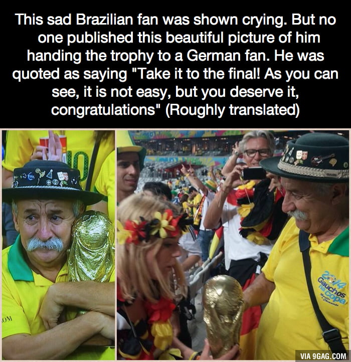 No one published this beautiful picture of this sad Brazilian fan