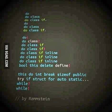 Programming by Rammstein - 9GAG
