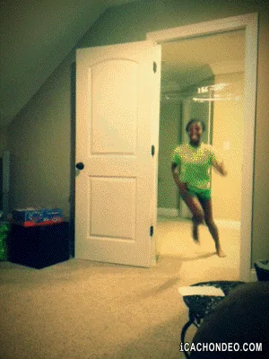Tape In The Doorway Prank 9gag