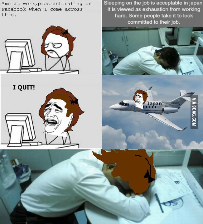 Sleeping On The Job 9gag