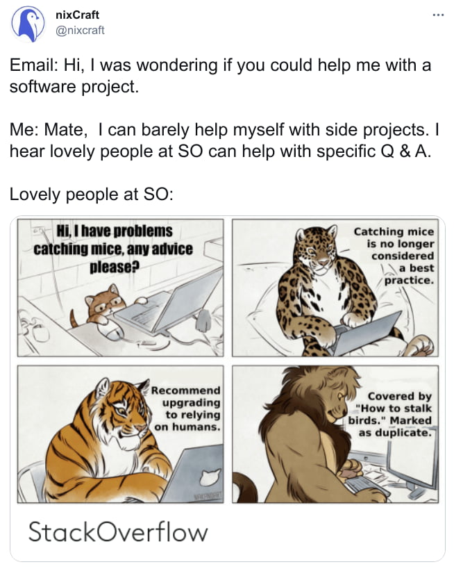 Getting help with a software project - 9GAG