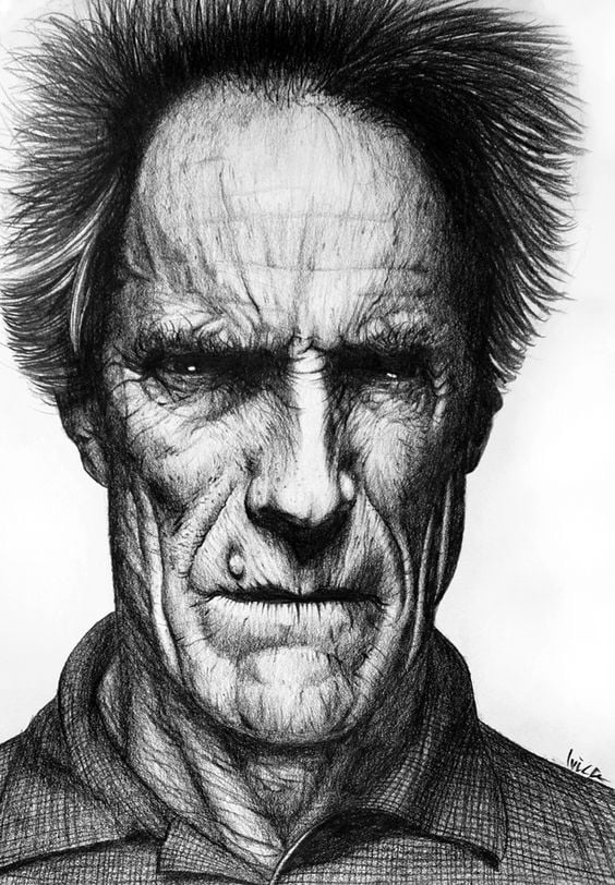 The one and only.. Clint! Just using the pencil. - 9GAG