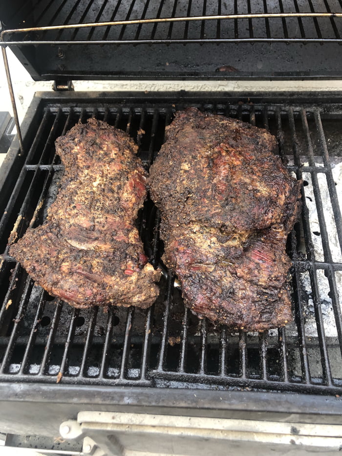 First Time Smoking Brisket Hope It Came Out Ok Gag