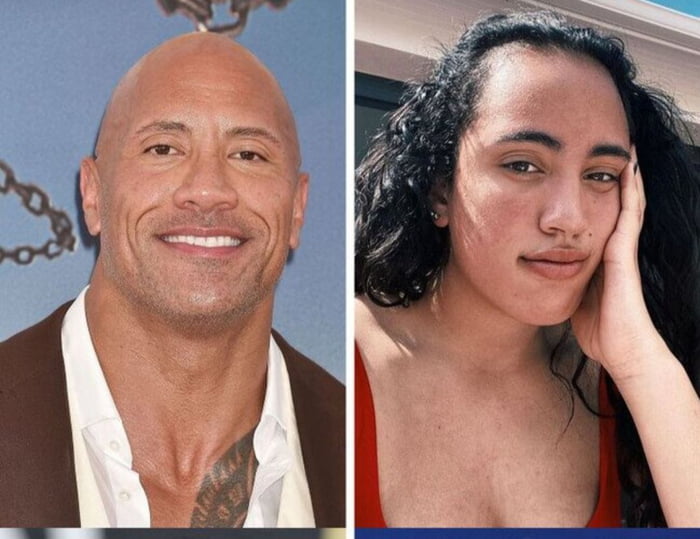 The Daughter Of The Rock Well Is The Rock With Long Hair In A Bad Way 9gag