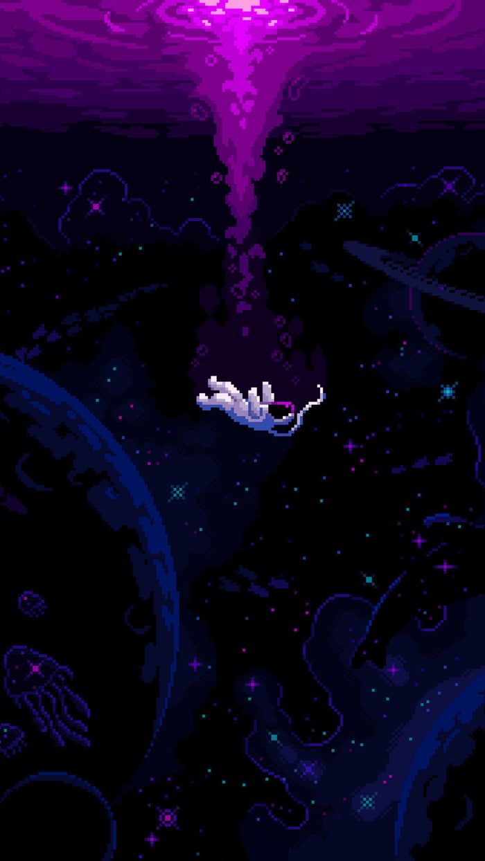Astronaut Pixel Art - 9GAG