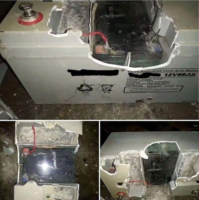 The "Heavy Duty" battery was just a less heavy duty battery and some