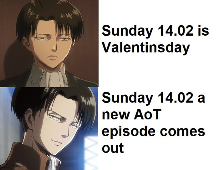 Who needs a Valentin when there is Levi - 9GAG