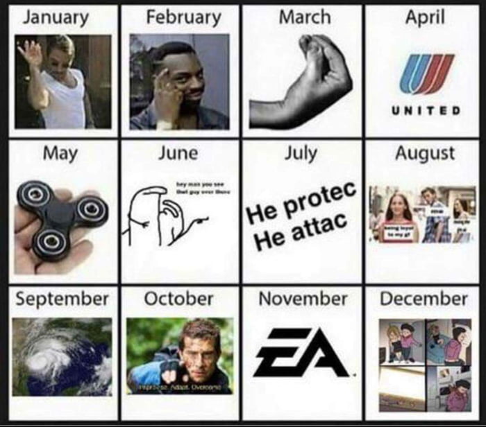 2017 Meme Calendar - 9GAG