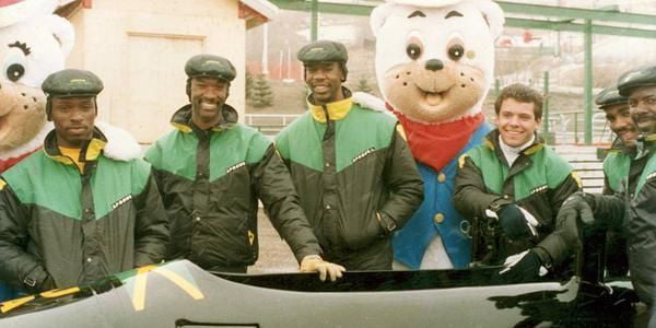 The 1988 Jamaican Bobsled With Coach Howard Siler The Team That