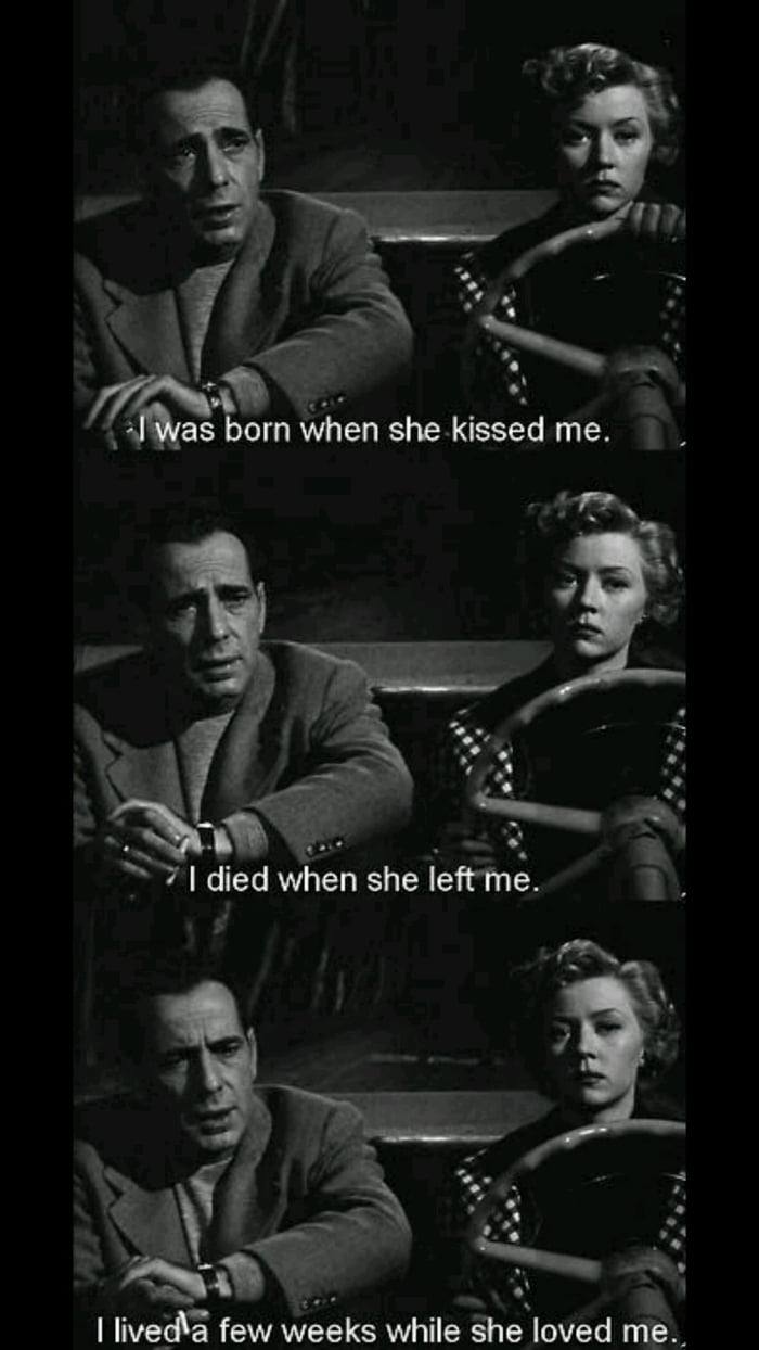 In a Lonely place Nicholas ray.