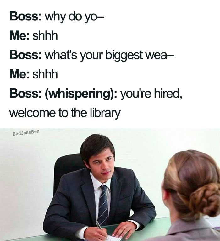 Job interview done well - 9GAG