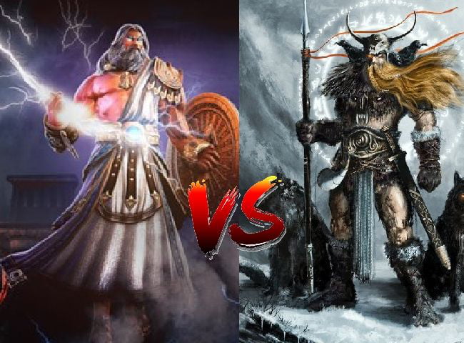 Just had this debate. Who's stronger Zeus or Odin? - 9GAG