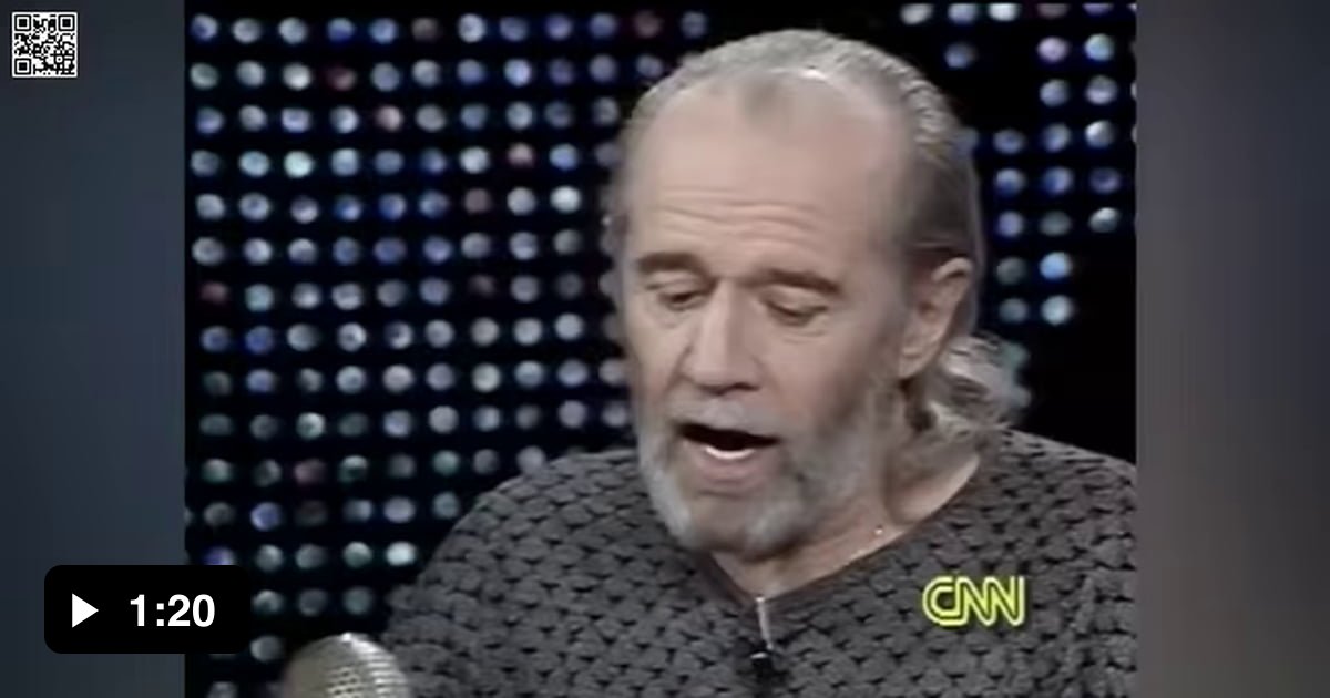 Carlin on Andrew Dice Clay's comedy. 9GAG
