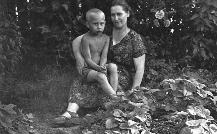 Vladimir Putin At The Age Of 5 With Maria Ivanova Russian Sfsr Soviet