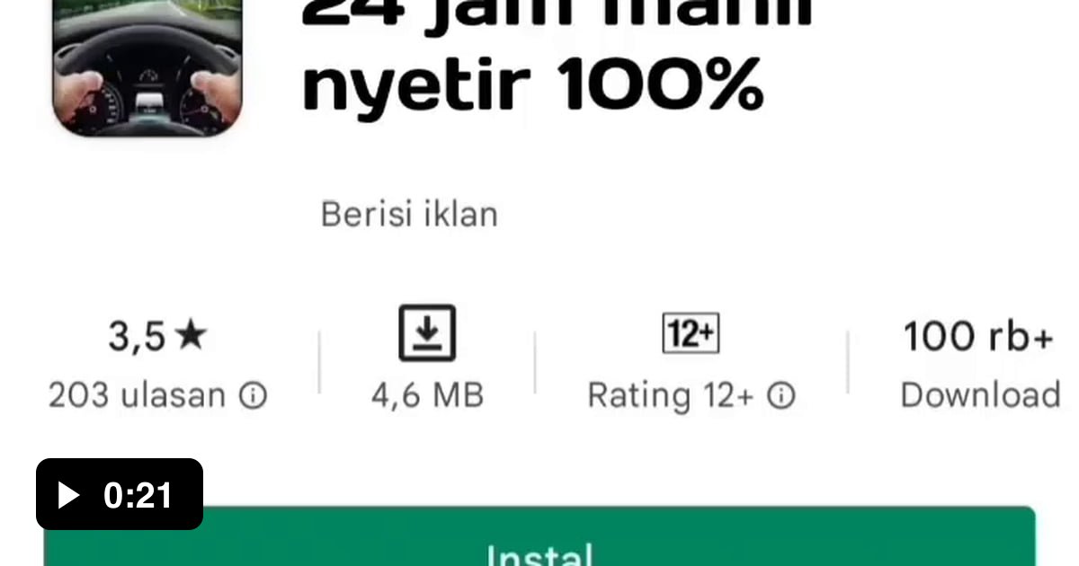 Sefruit Tutor Buat Yang Mau Belajar Nyetir Mobil Gag