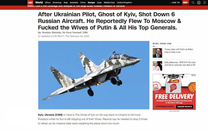 Ghost Of Ukraine. Sounds Badass - 9GAG