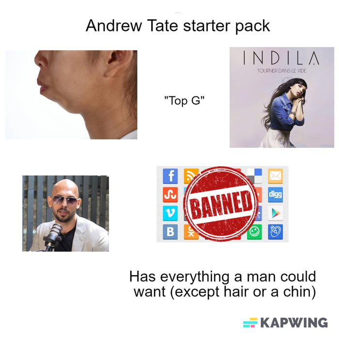 Andrew Tate starter pack - 9GAG