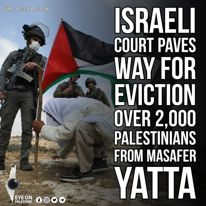 Israel’s high court has ruled over 2,000 Palestinians can be evicted at ...