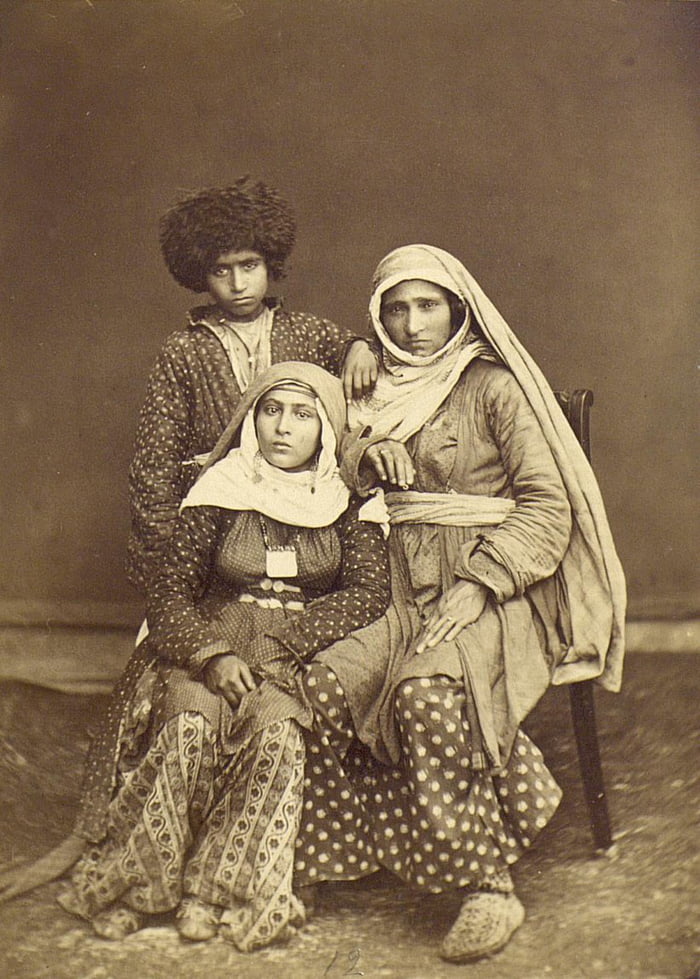 Mountain Jews from the Quba District of Azerbaijan in 1883. Photo by ...